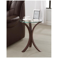 Coaster Furniture 902867 Round Accent Table Cappuccino